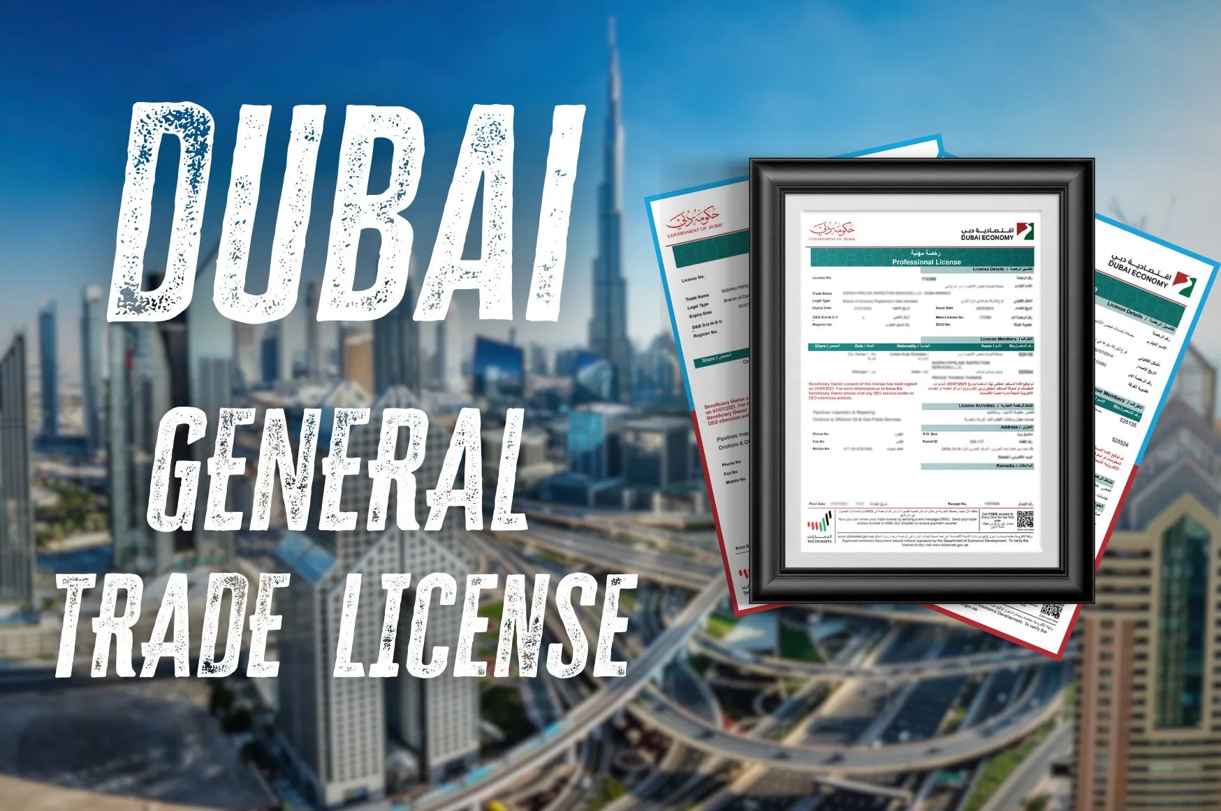 setup business in uae for general trading license steps, benefits and complimentary services.